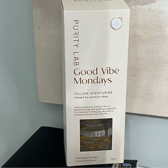 Purity Lab Good Vibe Mondays Lemongrass Ginger Diffuser for positive vibes - Picture 7 of 11